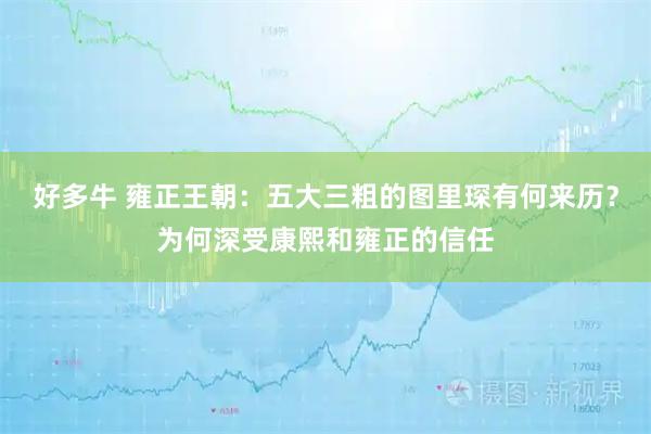 好多牛 雍正王朝：五大三粗的图里琛有何来历？为何深受康熙和雍正的信任